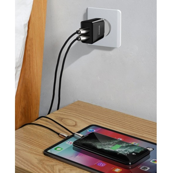 1 x BASEUS Speed Mini Dual USB Charger 10,5W