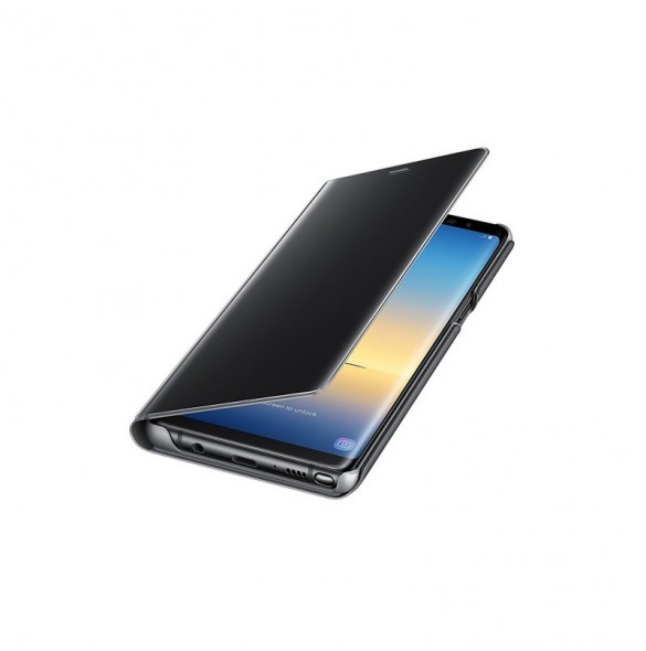 Samsung EF-ZN950CBE Clear View Cover Vikbart Fodral Till Samsung Galaxy Note 8 - Svart