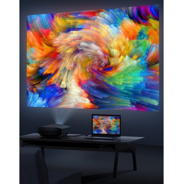 Baseus Enjoyment Series VGA manlig till VGA manlig dubbelriktad adapterkabel 1 m - Grå (CAKSX-T0G)