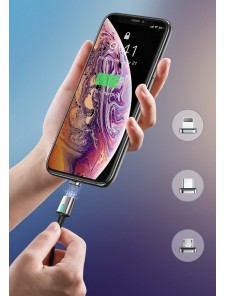Och vid behov ansluter du en magnetkabel till telefonen.