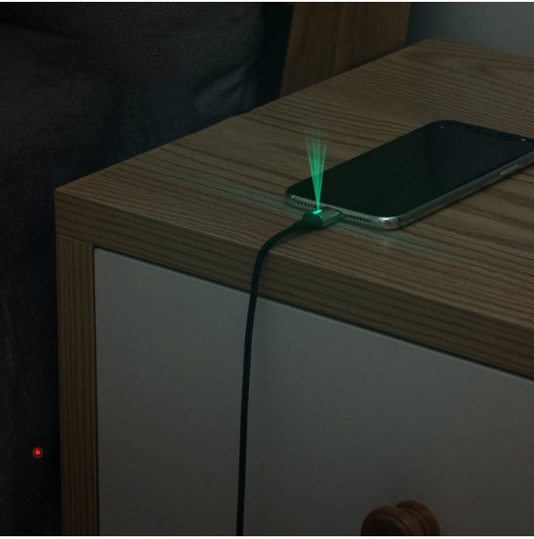 Baseus Zink magnetkabel är flätad av hög kvalitet och hållbar nylon.