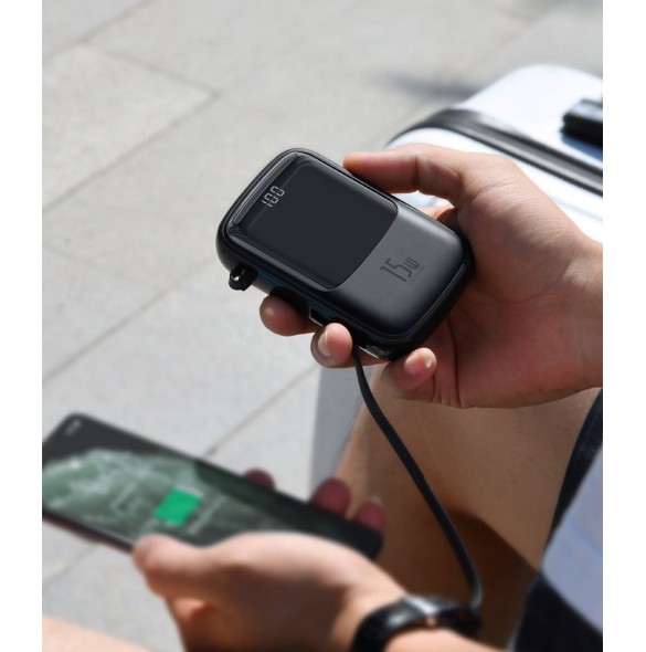 USB & Type-C-utgång: 5V-3A max.