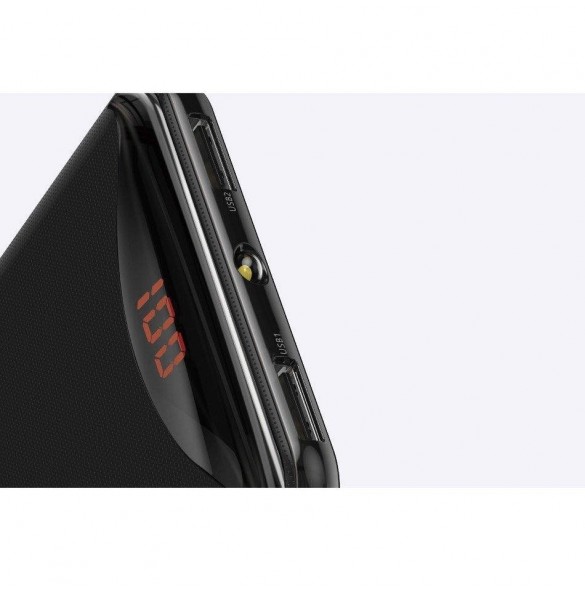 Baseus Gentleman Power Bank 10000mAh 2x USB 2.1A black (PPLN-A01)