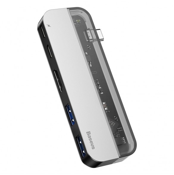 Dubbel USB och dubbla typ c med externt 4K HD-gränssnitt, högre effektivitet