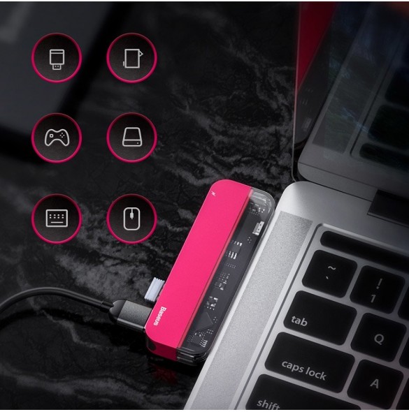 Utgång: Type-C * 2 + USB3.0 * 2 + 4K HD * 1