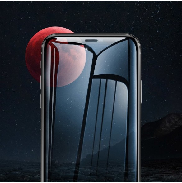Baseus 0.3mm full glas Anti-bluelight härdat glas Film för iPhone 11 Pro Max / iPhone XS Max 6.5inch - Genomskinlig