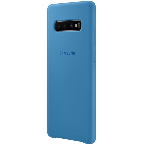 Samsung Galaxy S10 Plus och väldigt snyggt skydd från Samsung.