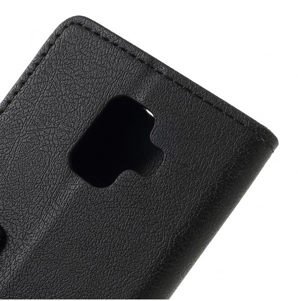 JollyFX Plånboksläderfodral till Samsung Galaxy A6 2018 - Svart