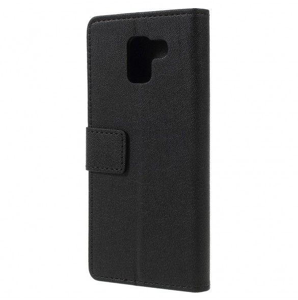 JollyFX Plånboksläderfodral till Samsung Galaxy J6 (2018) - Svart