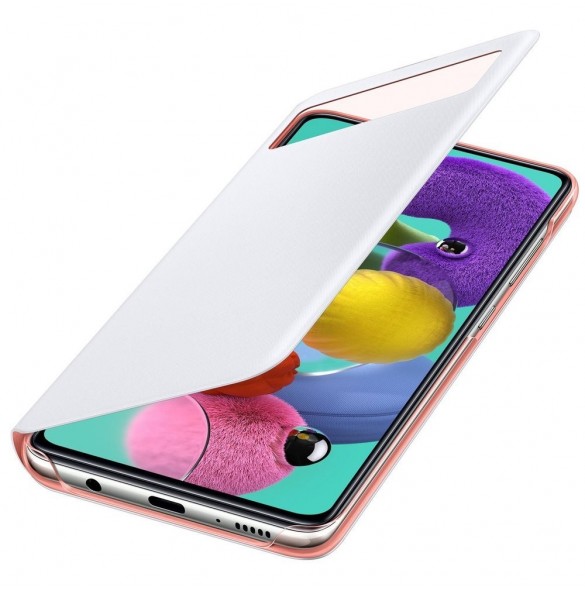 Vitt och mycket praktiskt omslag från Samsung.