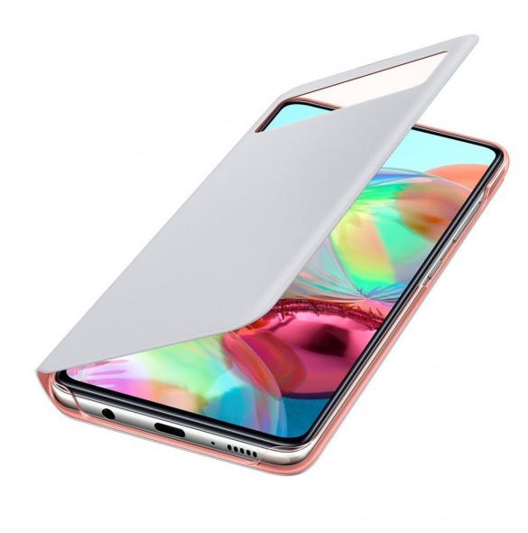 Vitt och mycket praktiskt omslag från Samsung.