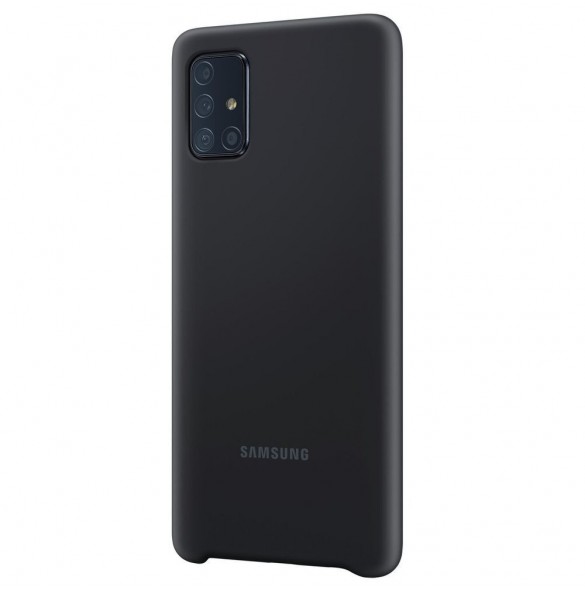 Svart och väldigt snyggt omslag Samsung Galaxy A71.