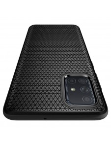 Matt svart och mycket snygg täckning Samsung Galaxy A71.