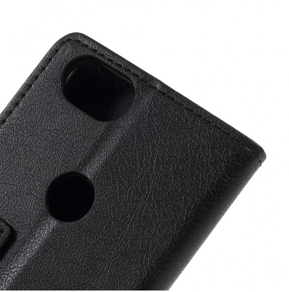 JollyFX Plånboksläderfodral till Google Pixel 2 - Svart