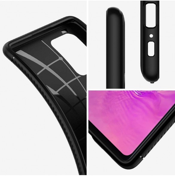 Samsung Galaxy S10 Lite och väldigt snyggt skydd från Spigen.