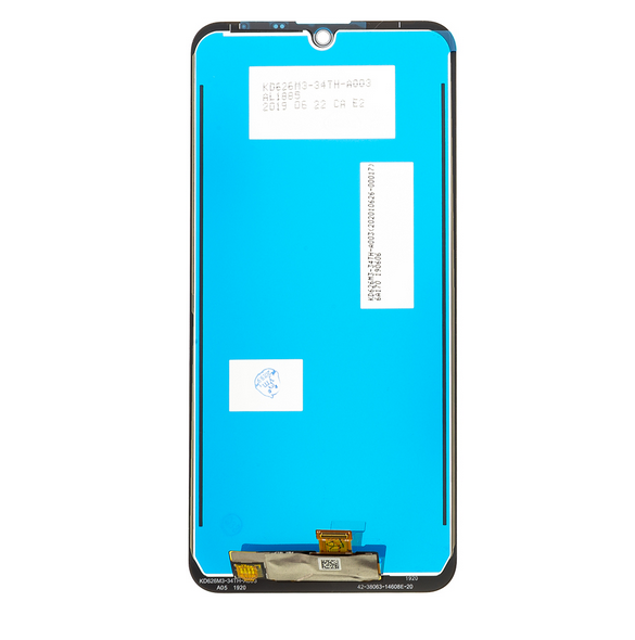 LG Q60 LCD-display + Touch Unit - Svart
