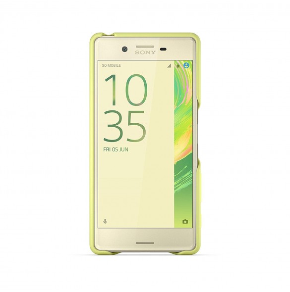 Sony SBC22 Protective Back Cover Case till Sony Xperia X - Lime Guld