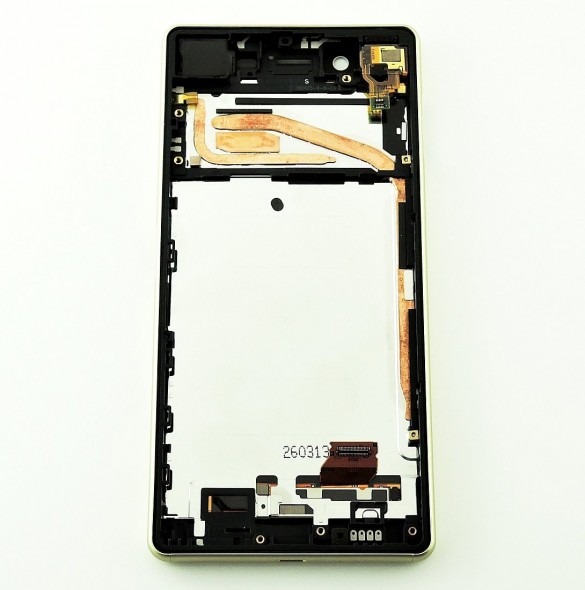 LCD-display + Touch Unit + Framsida Sony Xperia X F5121 - Lime