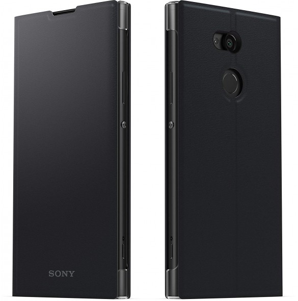 Sony SCSH20 Style Cover Flip till Sony Xperia XA2 Ultra - Svart