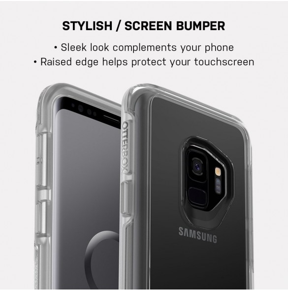 OtterBox Symmetry Series till Samsung Galaxy S9 Plus (77-58090) - Klar