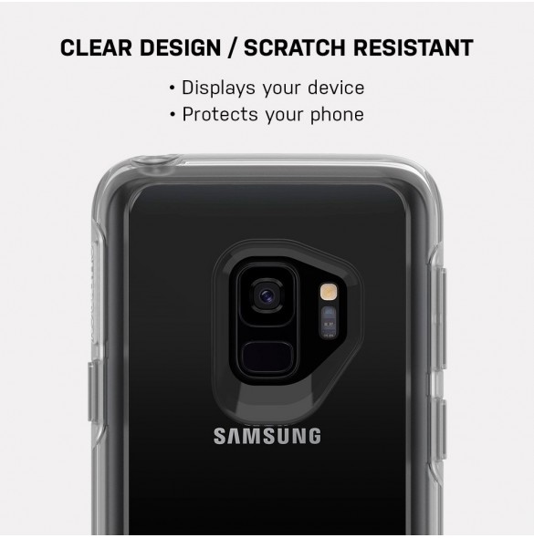 OtterBox Symmetry Series till Samsung Galaxy S9 Plus (77-58090) - Klar
