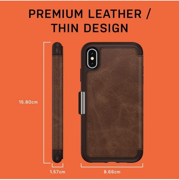 OtterBox 77-59922 Strada Series till iPhone XR - Svart