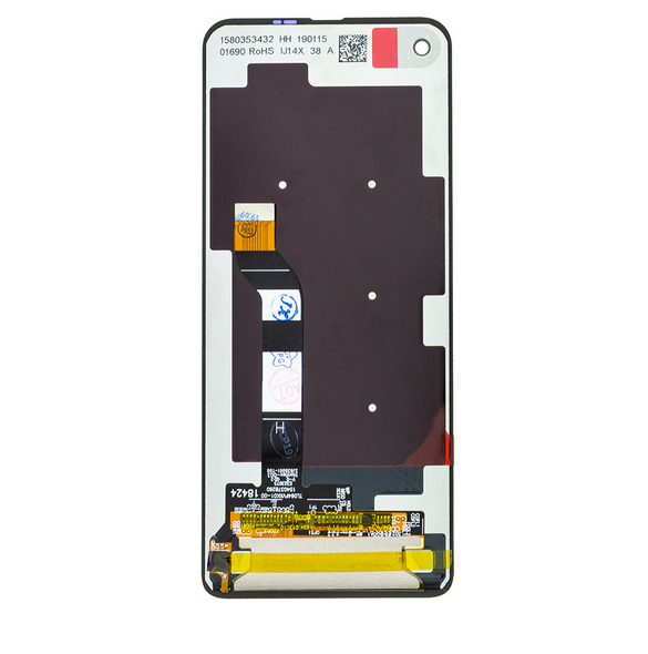 Motorola One Vision LCD-display + Touch Unit - Svart