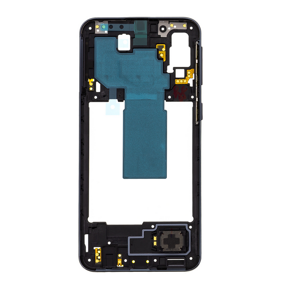 Samsung Galaxy A40 Mellanhölje - Svart (Service Pack)