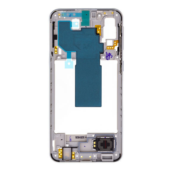 Samsung Galaxy A40 Mellanhölje - Vit (Service Pack)