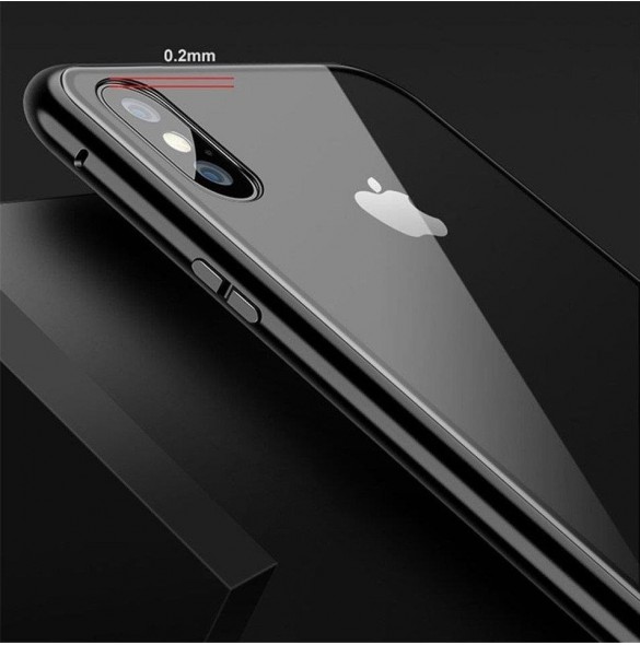 JollyFX Magnetic Case Full Body Frame (inget skärmskydd) till Huawei P30 Pro - Svart