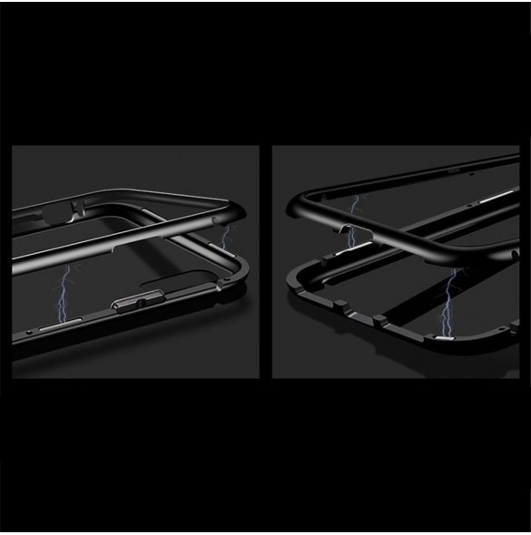 JollyFX Magnetic Case Full Body Frame (inget skärmskydd) till Huawei P30 Pro - Svart