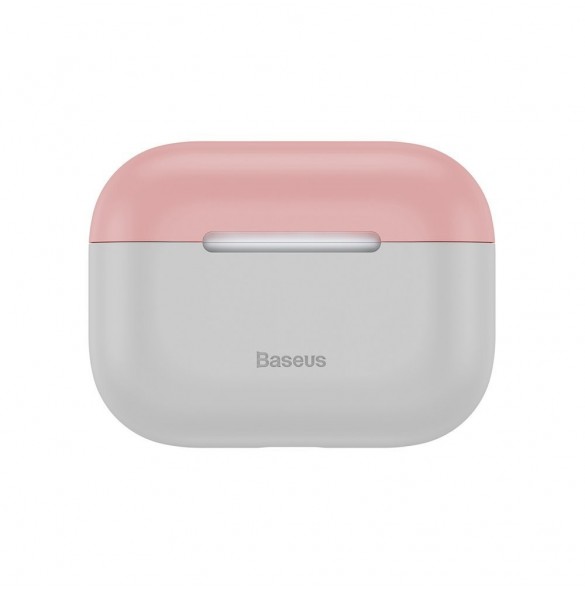 Baseus Silica Gel Case Protector för Apple Airpods Pro - Rosa Grey