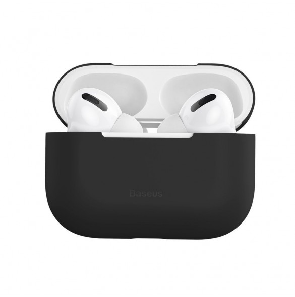 Baseus Silica Gel Case Protector för Apple Airpods Pro - Svart