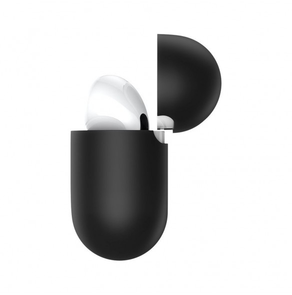 Baseus Silica Gel Case Protector för Apple Airpods Pro - Svart