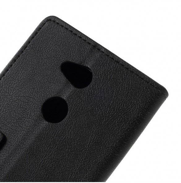 JollyFX Plånboksläderfodral till Sony Xperia XA2 Ultra - Svart