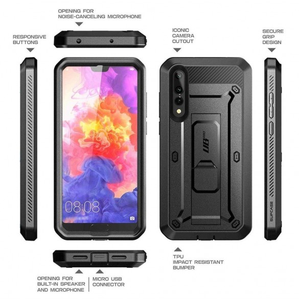 Supcase Unicorn Beetle Pro Huawei P20 Pro - Svart