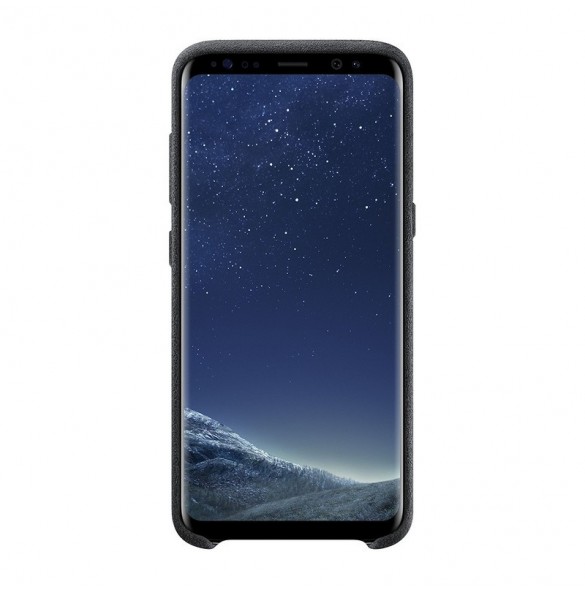 EF-XG950ASE Samsung Alcantara Cover Skal för G950 Galaxy S8 - Mörkgrå