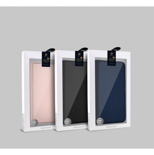 DUX DUCIS Skin Pro Bookcase typväska till Sony Xperia L3 - Svart