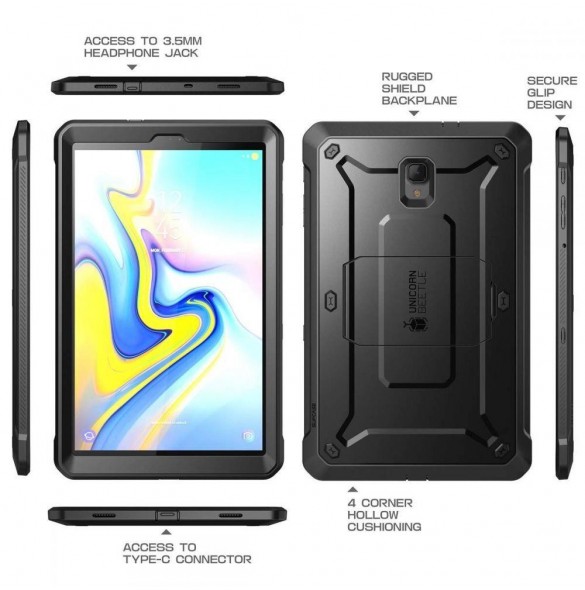 Supcase Unicorn Beetle Pro Samsung Galaxy Tab A 10,5 2018 - Svart
