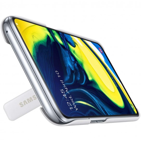 Samsung EF-PA805CWEGWW Protective Standing Cover för Samsung Galaxy A80 - Vit