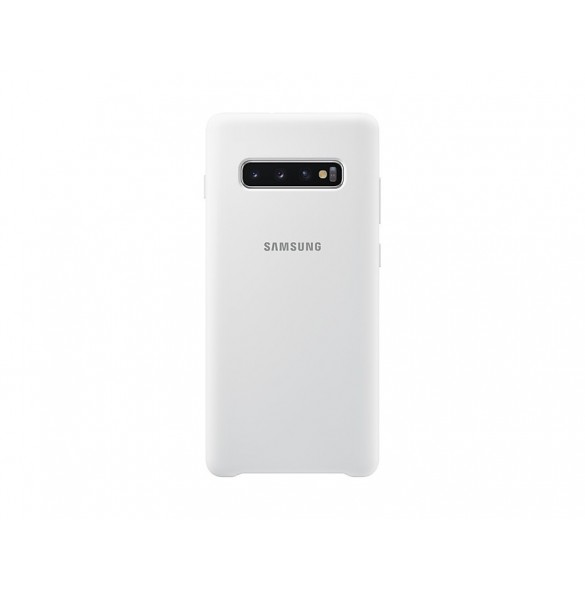 Samsung EF-PG975TWEGWW Silikon Skal till Samsung Galaxy S10 Plus - Vit