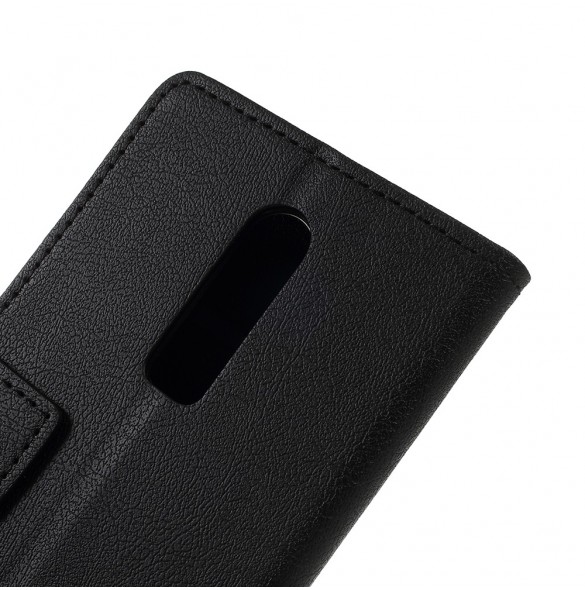 JollyFX Plånboksläderfodral till OnePlus 6 - Svart