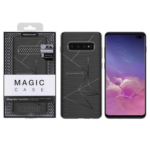 Nillkin Magic Case QI för Samsung Galaxy S10 Plus - Svart