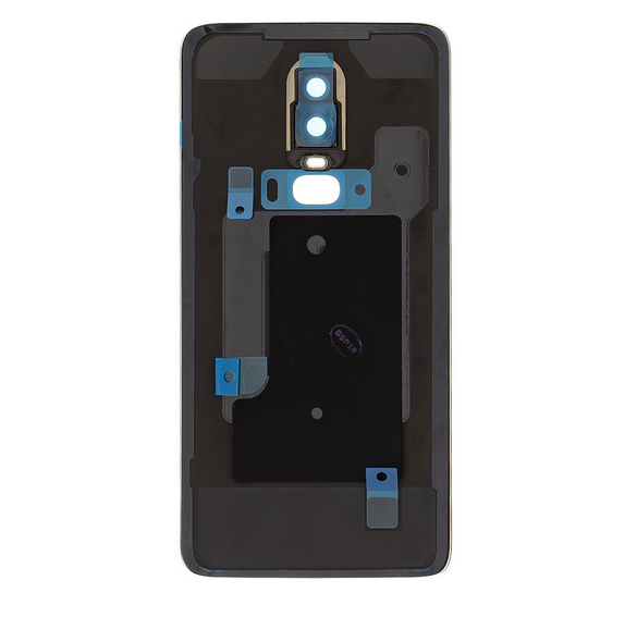 OnePlus 6 Batterilucka - Glansig svart