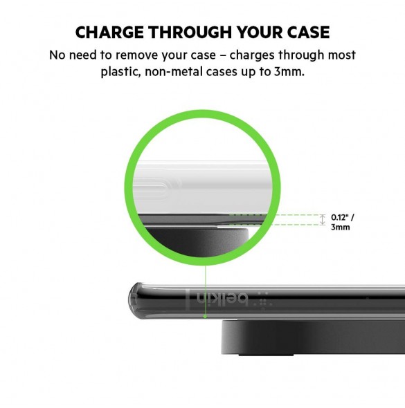 Belkin Boost Up Bold Wireless Charging Pad 5W - Svart