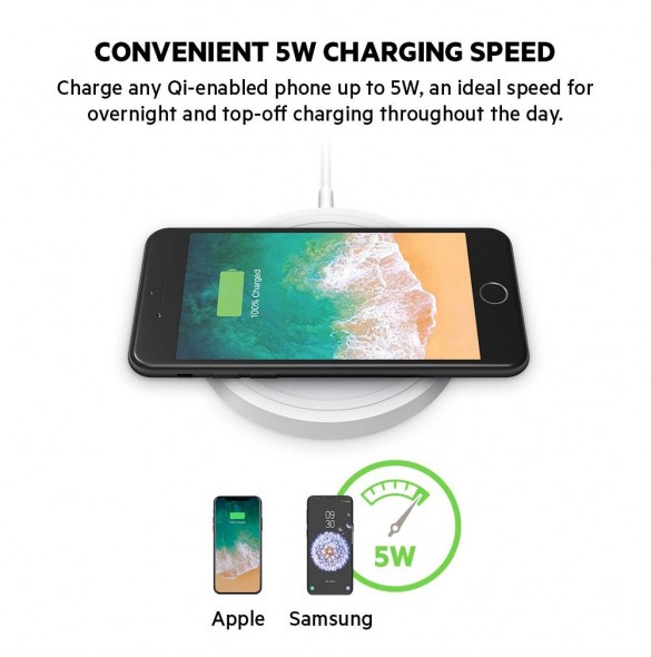 Belkin Boost Up Bold Wireless Charging Pad 5W - Svart