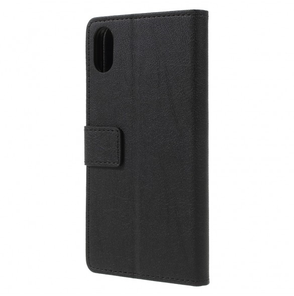JollyFX Plånboksläderfodral till iPhone XS Max - Svart