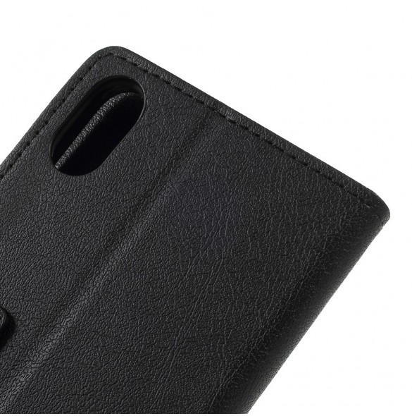 JollyFX Plånboksläderfodral till iPhone XS Max - Svart