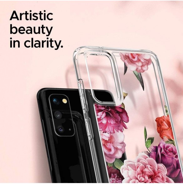 Rosblommigt och väldigt snygg täcka till Samsung Galaxy S20.