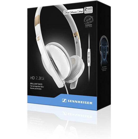Sennheiser HD 2.30i On-Ear Back Headphones for iOS - Vit